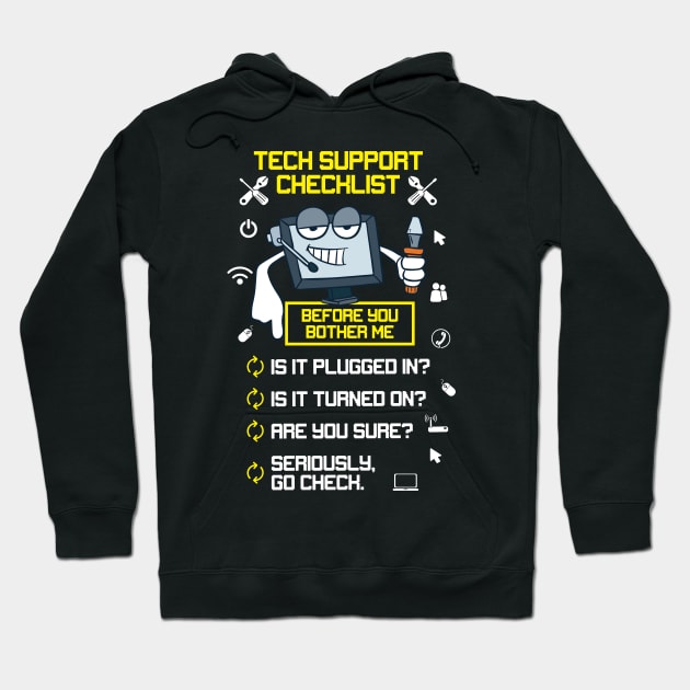 Tech Support Hoodie by Design Seventytwo